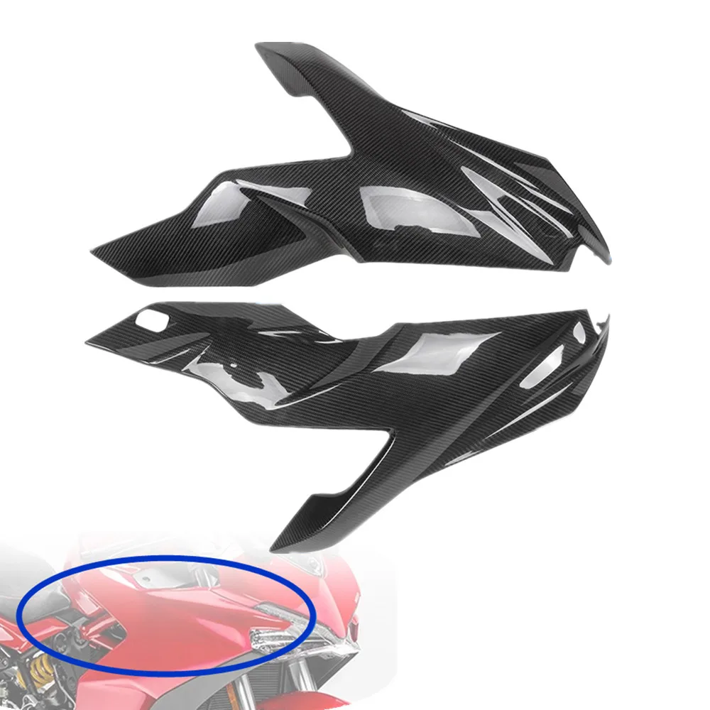 Motorcycle 100% Carbon Fiber Side Fairings Upper Modification Cowling Accessories For Ducati Supersport 939 2017 2018 2019 2020