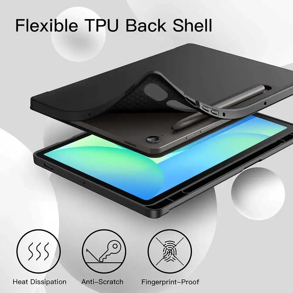 Capa para tablets para Samsung Galaxy Tab A9 A9 Plus S9FE S10 FE (2025) 10,9 polegadas S8/S7 11 polegadas S7 +/S8 +/S9 +/S10 + 12,4 polegadas S6 Lite 10,4 polegadas Capa