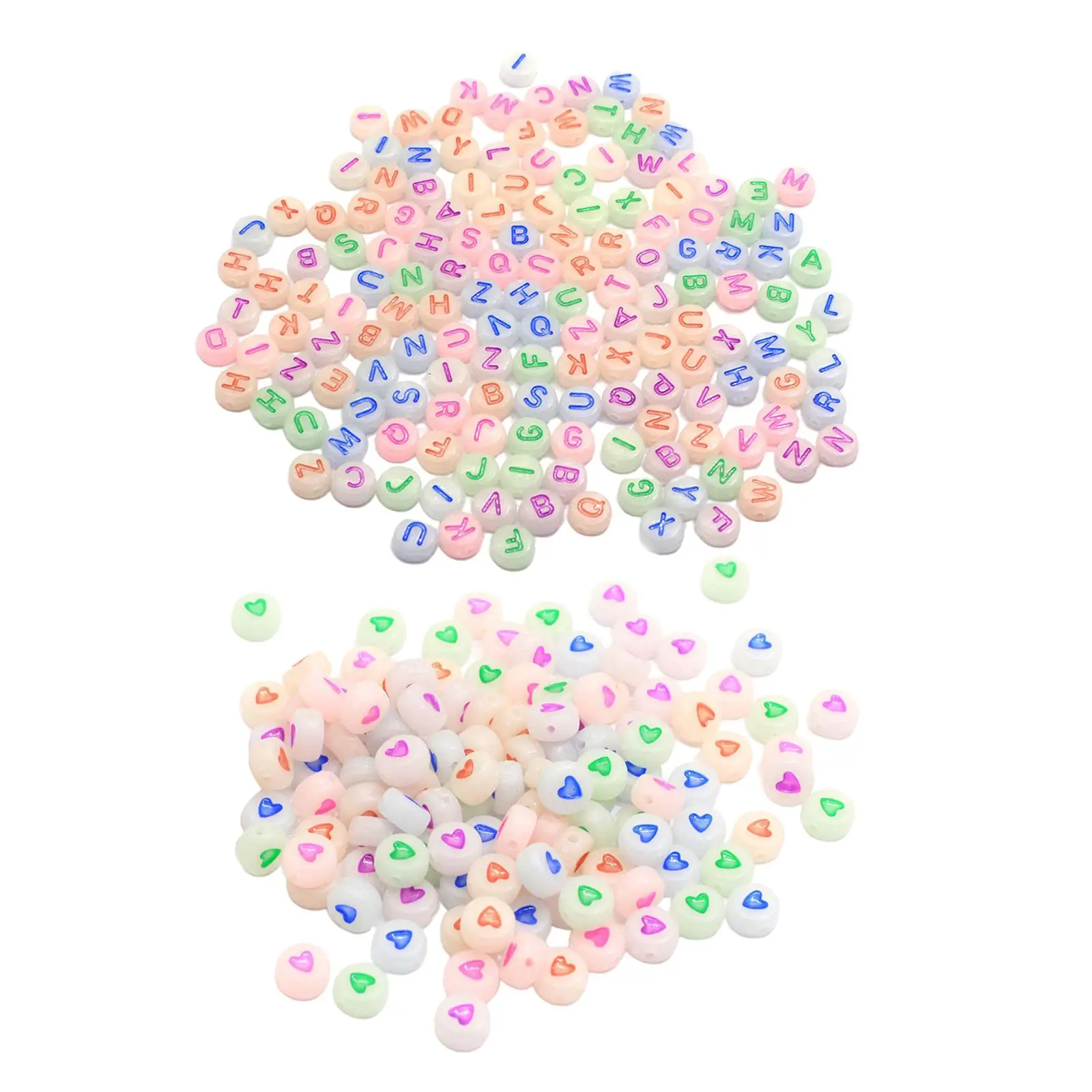 500Pcs Oblate Shaped Beads Kits Acrylic Bracelet Beads for Adult DIY Jewelry Making Supplies image 3