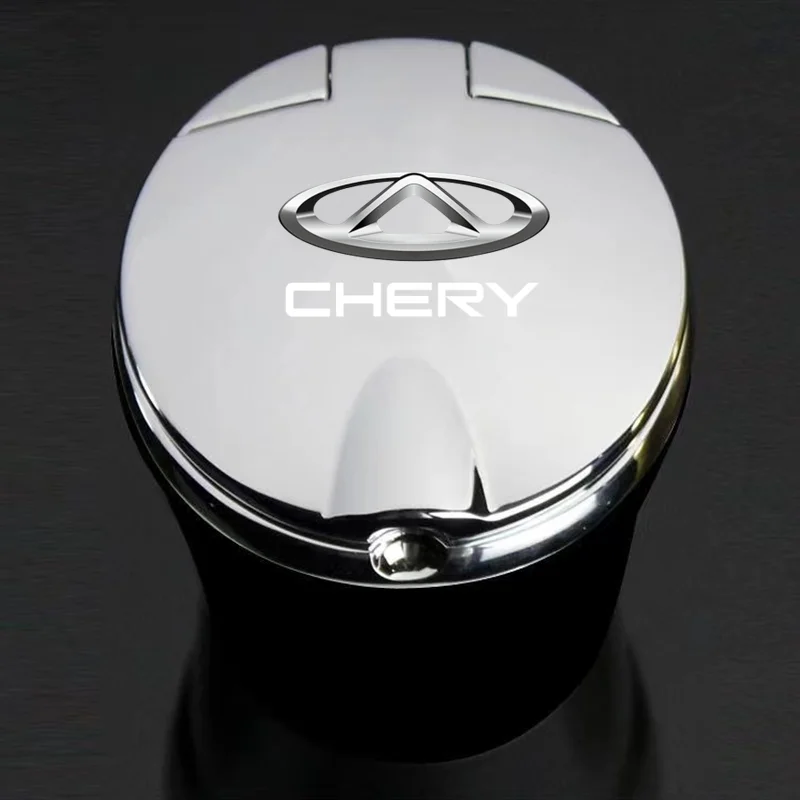 

Car Ashtray with LED Light Car Smokeless Cup Holder For Chery Tiggo 7 Pro 8 4 5 3 2 T11 5X Amulet Fora QQ IQ Fulwin Arrizo 5