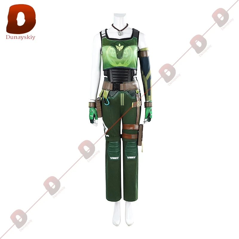 Anime jogo valorant cosplay traje novo herói skye cos calças superiores terno conjunto com peruca halloween carnaval festa roupas role play