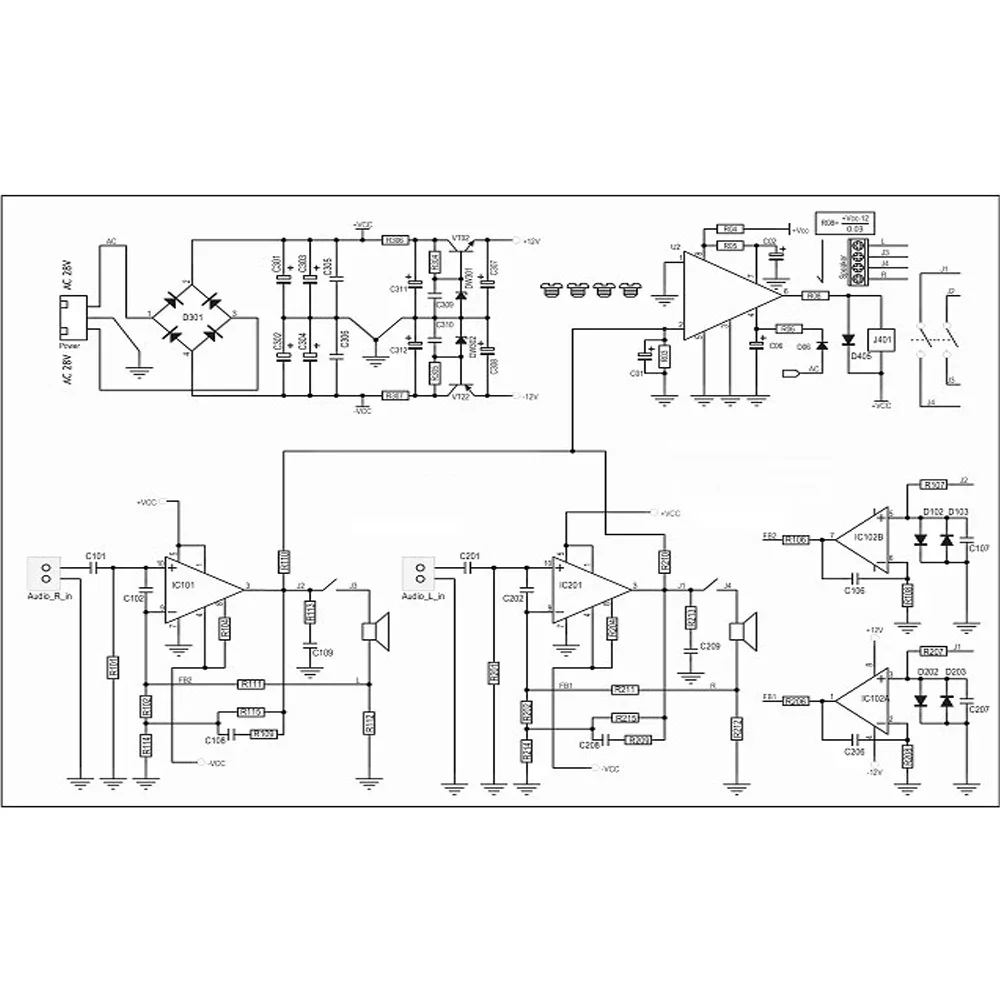 BoMaS1pc Lm3886 Mounted 2x68w Dynamic Amplifier Board