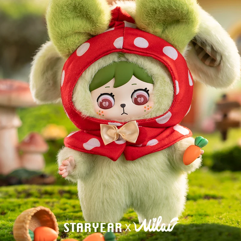 

Milai Milei с длинными ушками, серия эльфа, слепая коробка, плюшевое украшение, подвесной орнамент, загадочная коробка, милая кукла, подвесная игрушка, подарок-сюрприз