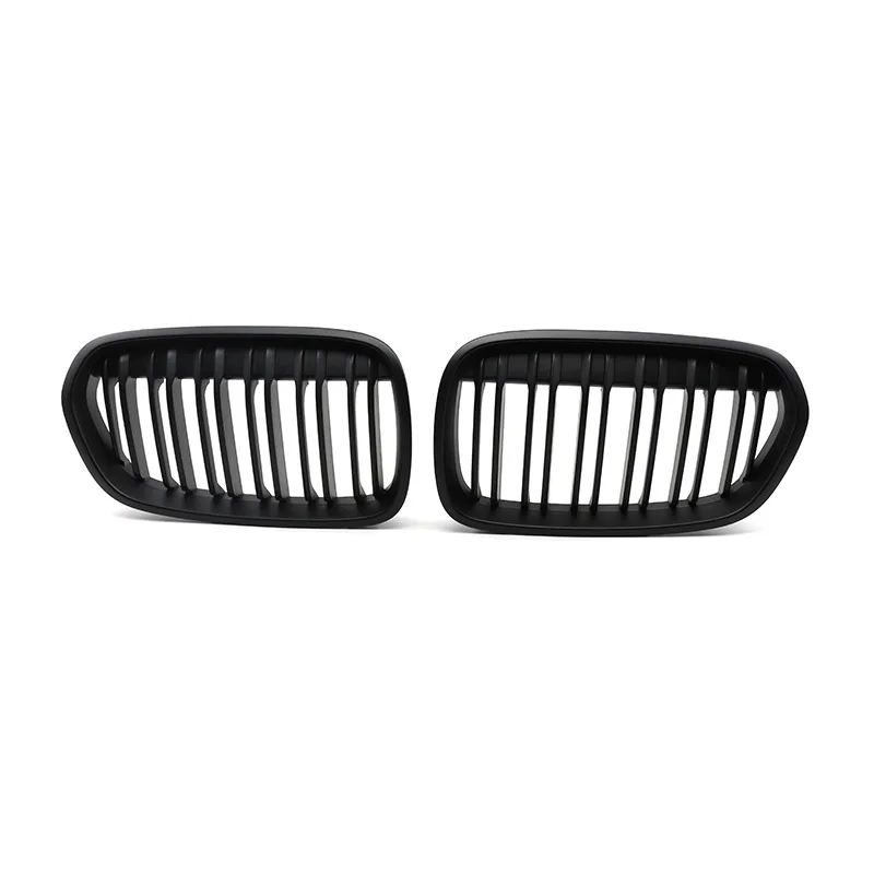 

Suitable for BMW 1 Series F52 2017-2020 Double Line Car Grille ABS Matte Black Front Grille
