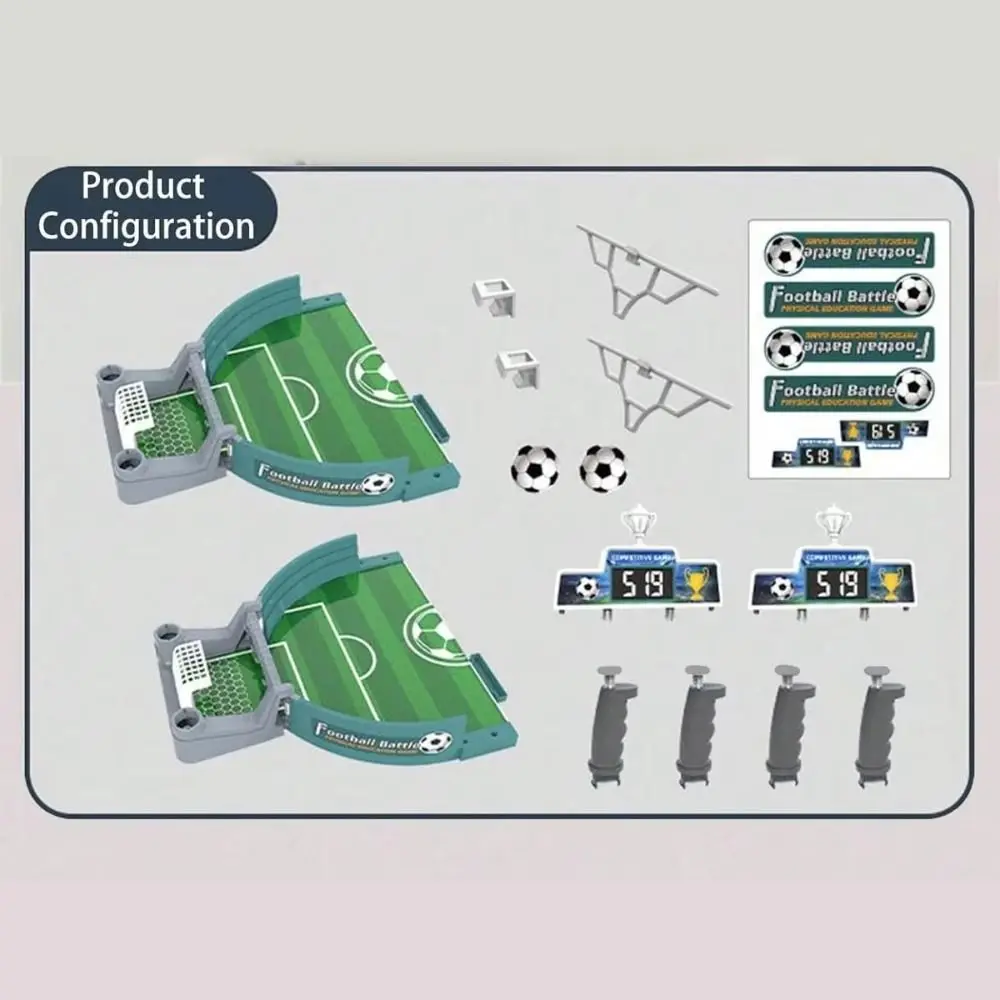 Mini jeu interactif de Table de Football, jeux de sport de compétition de table de Football, jouets catapulte de bureau pour jeu familial