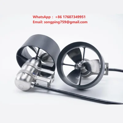 Aluminum Alloy Propeller Motor Brushless Underwater ROV Water Thruster Compatible with Others for AUV Made in China