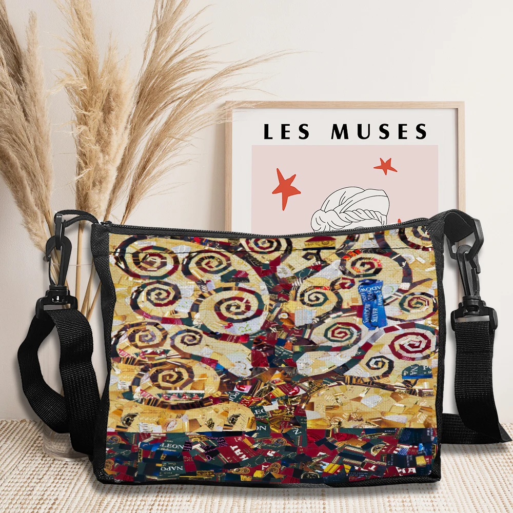 

Tree Of Life Gold Large Capacity Shoulder Bag New Women's Fashionable Simple Commuting Multi-Purpose Shoulder Bag 5.27