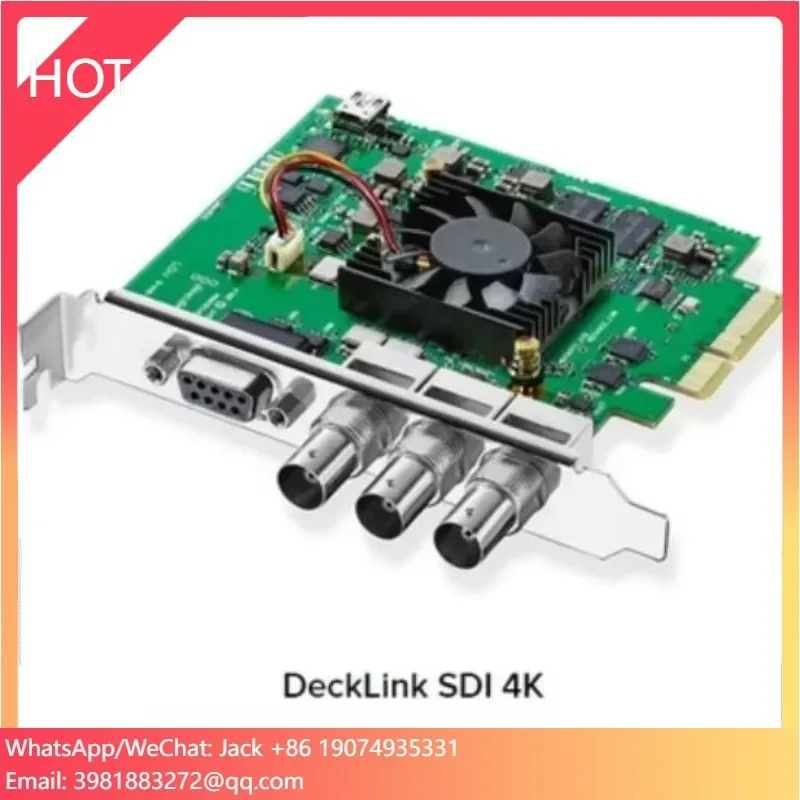 การ์ดแคปเจอร์วิดีโอ Decklink SDI 4K การ์ดเล่นวิดีโอระดับมืออาชีพ การ์ดแคปเจอร์วิดีโอบนหน้าจอ