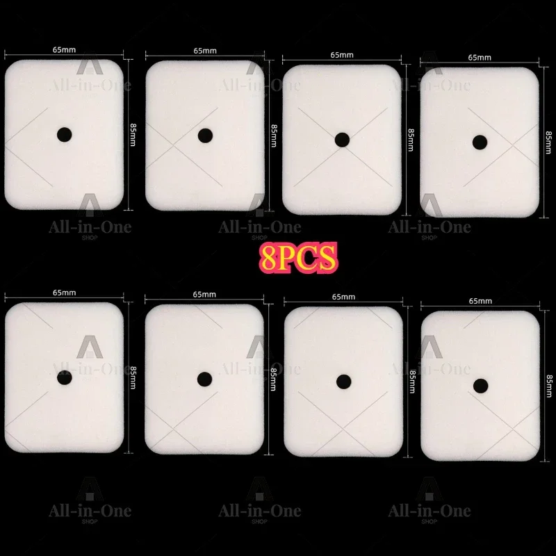 new 8PCS Grass trimmer Air Filter For 543 543R 543RS 543RBS 40CC Hedge trimmer brush cutter Garden Tools Spare Parts
