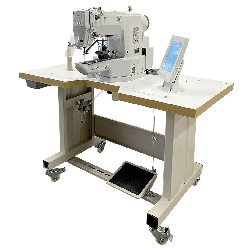 Automatic sewing equipment, custom 430D computer pattern machine, clothing jeans cap binding