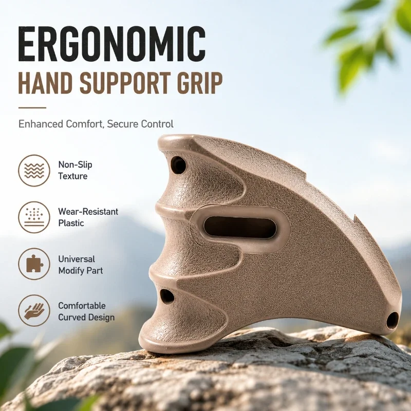 Multi Step Wave Shape Hand Rest Decor Component Matte Nylon Hobby Model DIY Spare Parts Black Sand Two Color Choice