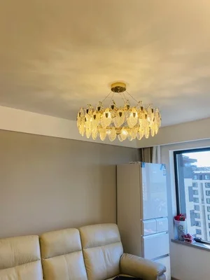 LED Postmodern Colorized Peacock Gold Designer
