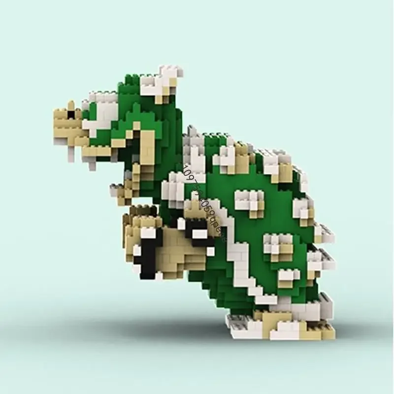 新しい 1615 ピース有名なスーパー配管工ゲームシリーズ Moc Bowser モデルカスタムパズル Diy クリエイティブアイデア子供のおもちゃクリスマス誕生日ギフト