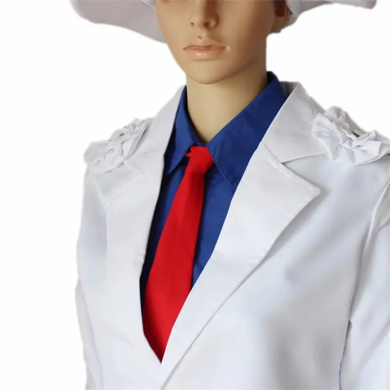 Anime DETECTIVE CONAN 7/lot Magic Kaito Costume Cosplay bambini adulti il ladro fantasma set di uniformi per feste di Halloween