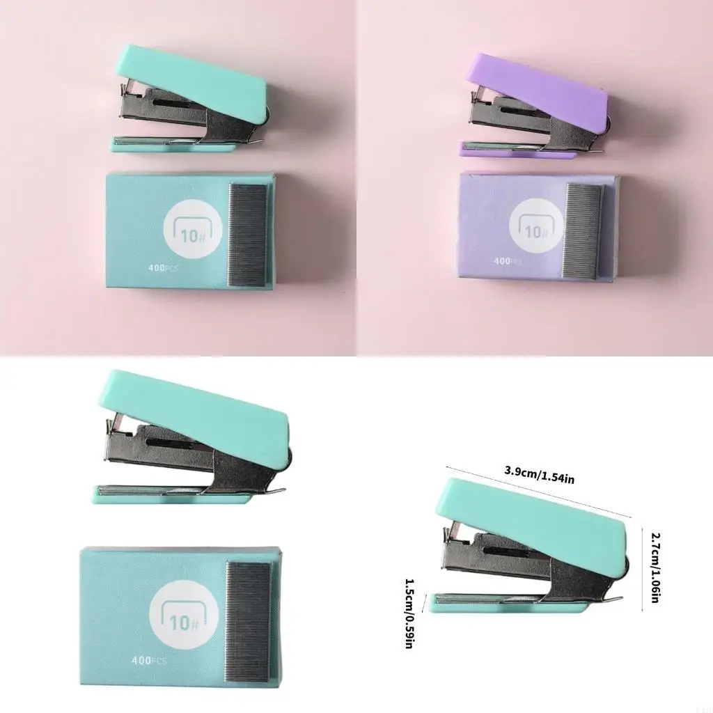 F42D 1 Set Office Stapler Desk Stapler Plastic Stapler Paper Stapler Small Stapler