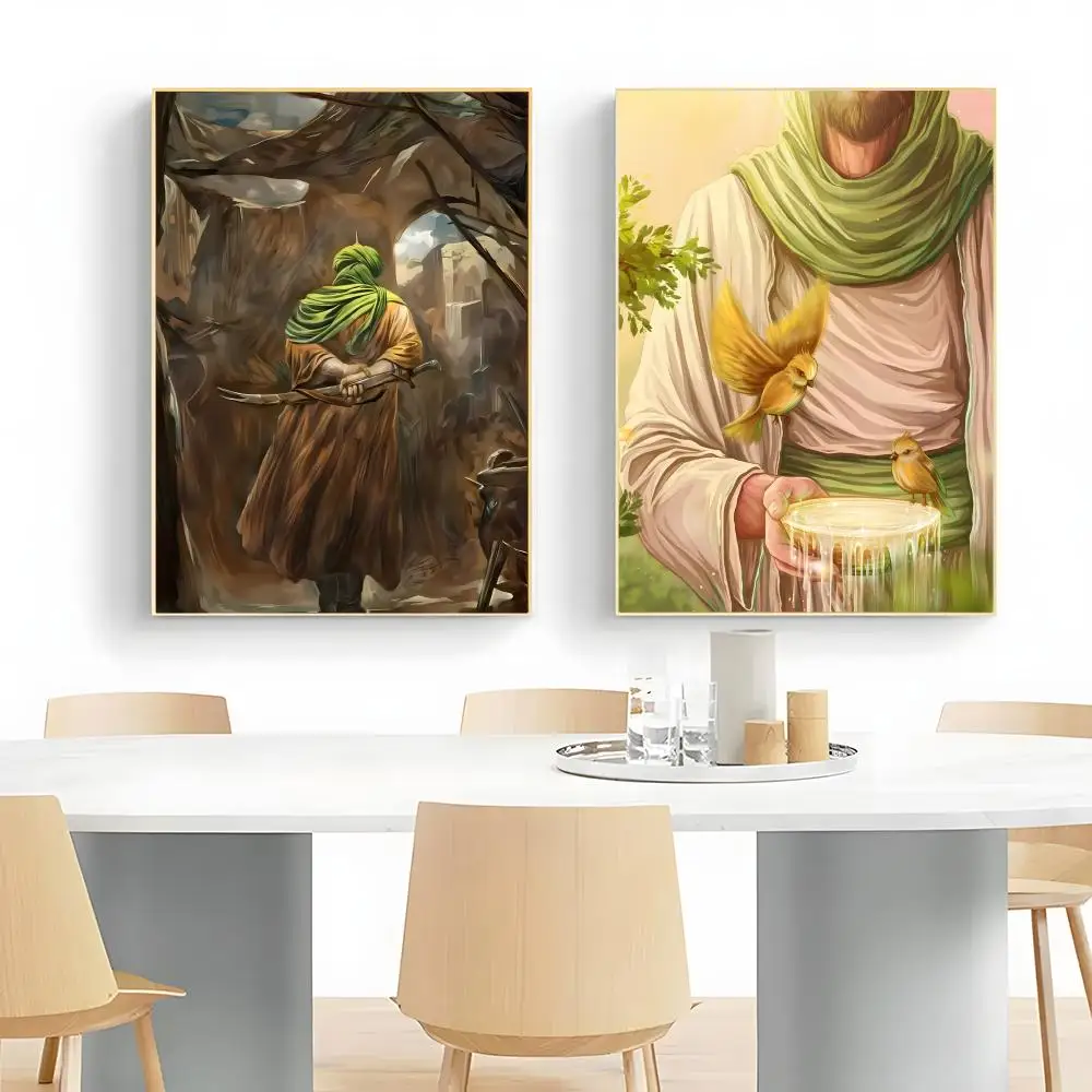 Solemn Devotional Islamic Historical painting Art Poster Wall Art Print Decorative Mural Home Decor Gift Unframed