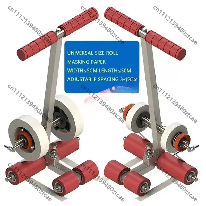 Portable Parking Lot Tape Marking Machine, Road Line Drawing Tool For Basketball Court & Commercial Area Floor Marking