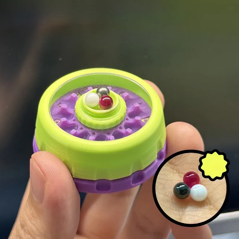 EDC Roulette Fidget Roller Spinner Relieve Stress Relief Toy Hand Spinning Top Tip Gyro Anti Anxiety for Children Office Desk