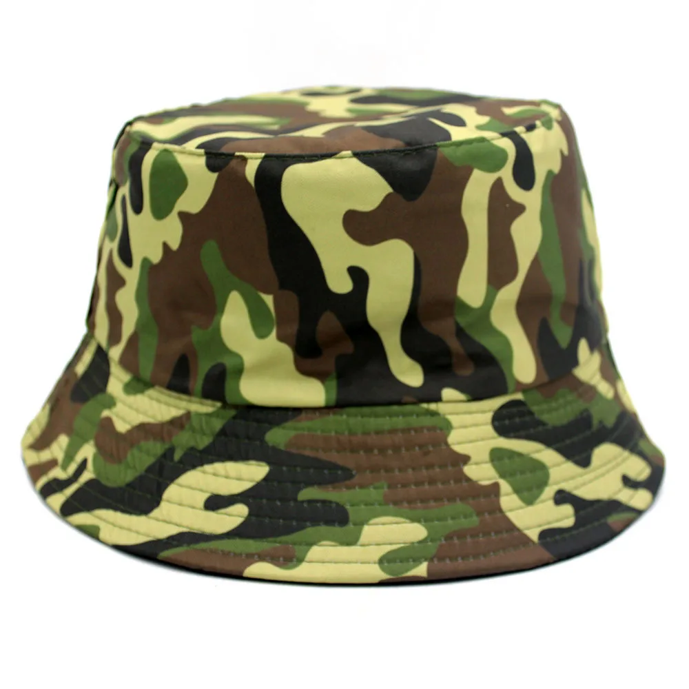 Hot Selling Outdoor Camouflage Fisherman Hat Versatile For Men And Women Sun Shading Basin Hat Mountain Climbing Hat