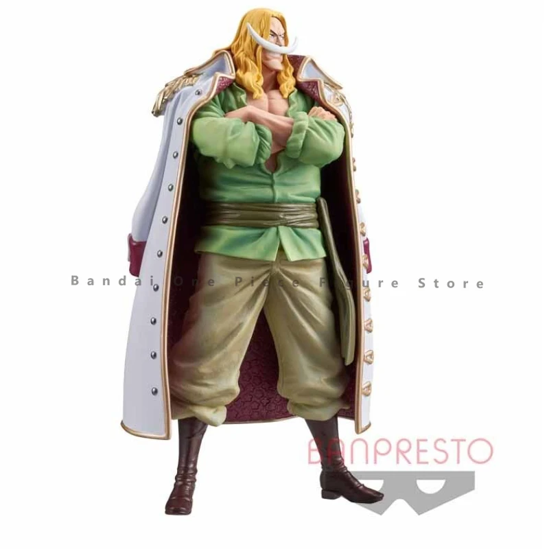 In Stock Original Bandai BANPRESTO DXF THE GRANDLINE MEN Wano Country Whitebeard Action Figures Toys Gifts Model Anime Genuine