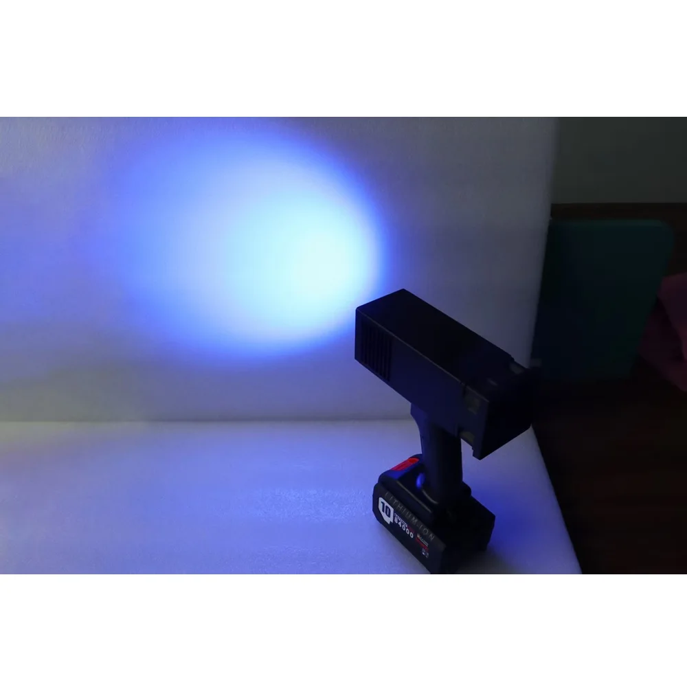 

Портативная перезаряжаемая автомобильная УФ-лампа для сушки лакокрасочных покрытий, беспроводная УФ-лампа для отверждения краски, тестирование автомобильных красок, светодиодная УФ-лампа для УФ-отверждения.