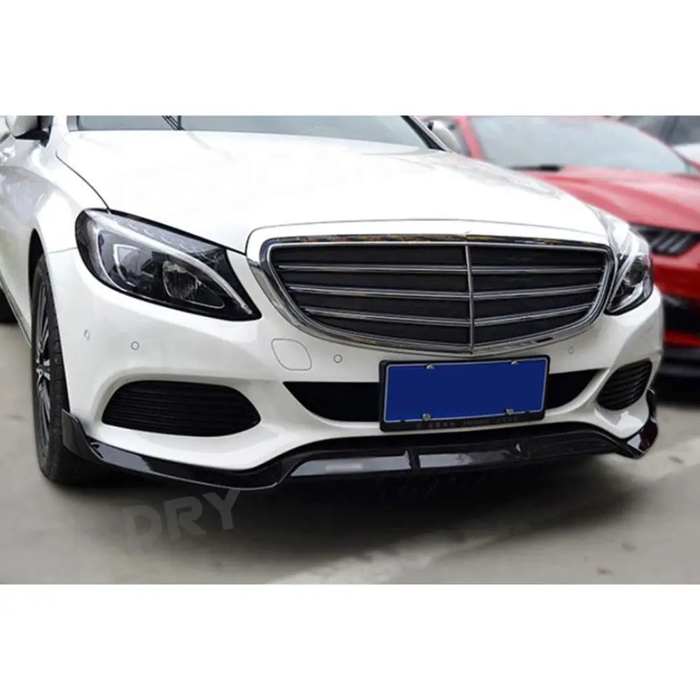 

Накладки на передний бампер, сплиттеры, спойлеры для Mercedes-Benz W205 C205 C200 C300 C43 AMG Sport 2014-2019, ABS