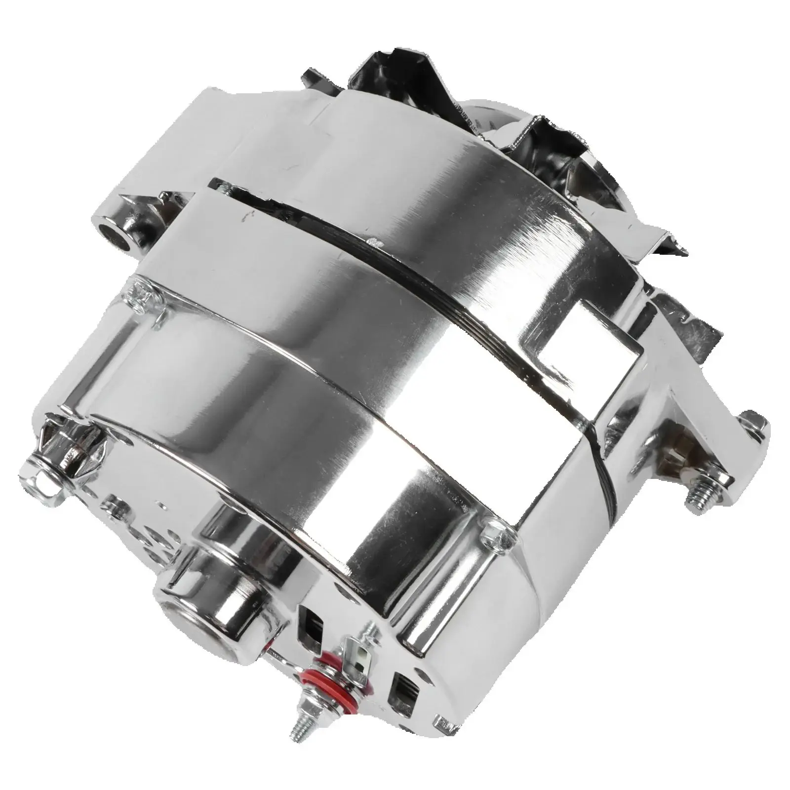 1pc 110Amp Chrome Alternator ADR0335-C For GM 305 350 BBC SBC 1968-1989