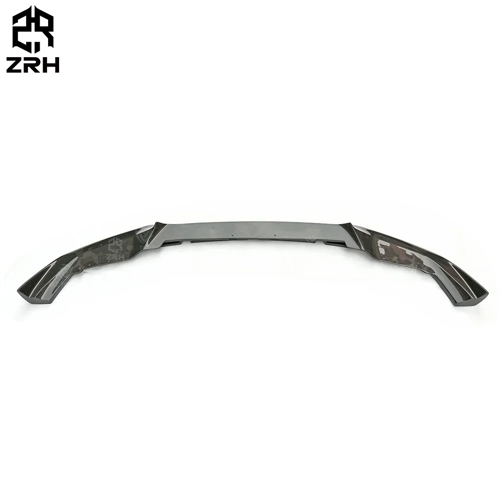V Style Real Carbon Fiber Frontstoßstangenlippe für F87 M2 M2C Autoteile Frontlippe