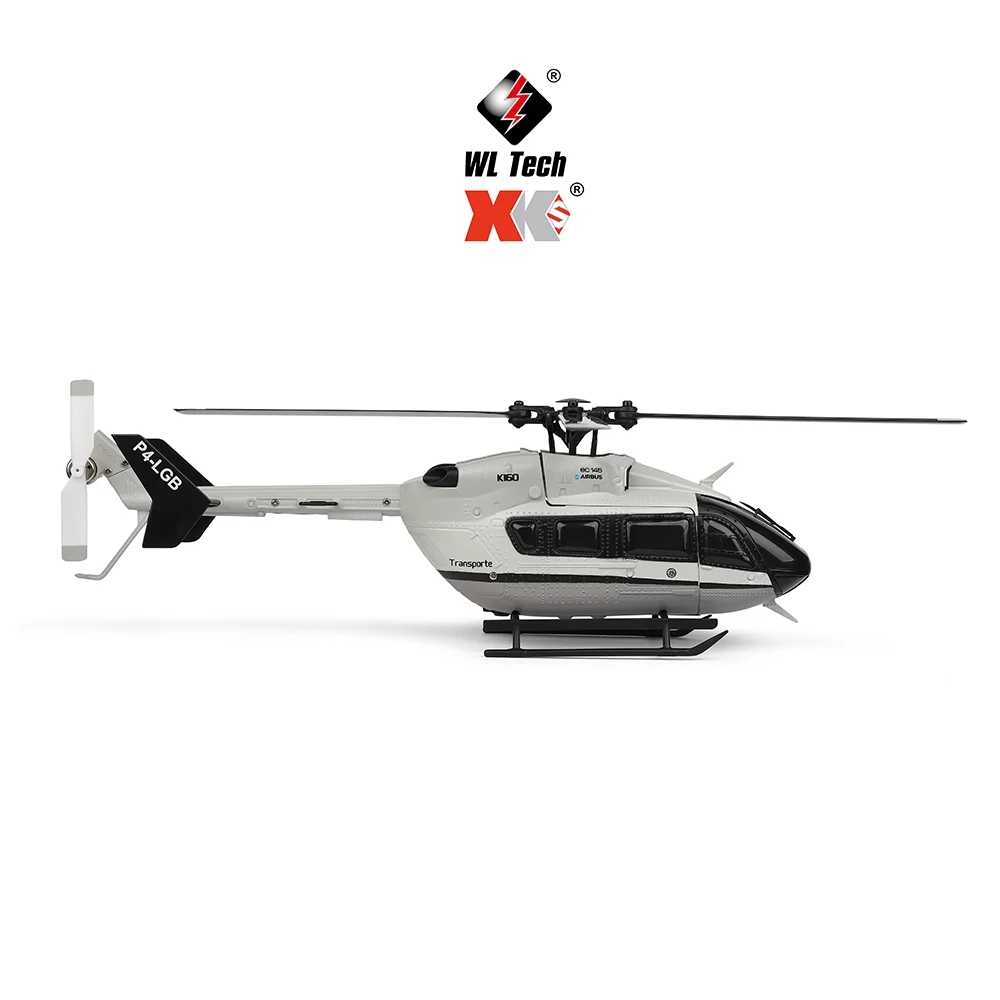 Wltoys K160 Four-Way Aileron Free Helicopter Brushless Four-Propeller Flybarless High-Simulation Remote Control Model