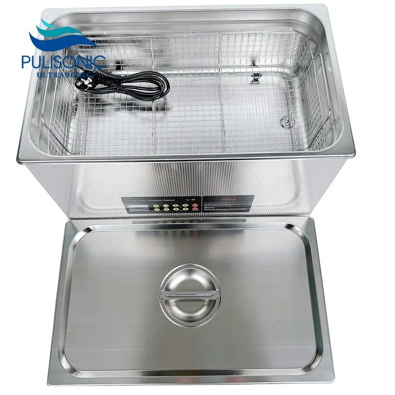 30L Digital Ultrasonic Cleaner 40khz Heated Jewelry Glasses PCB Engine Metal Lab Ultrasound Sonic Clean Bath