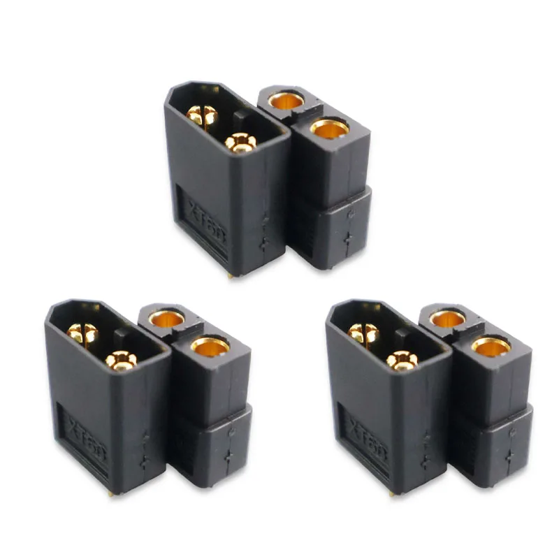 Connecteurs XT60 XT-60 mâle et femelle, fiches noires pour batterie Lipo RC, drone, avion, voiture, bateau, ESC
