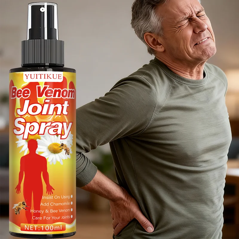 YUITIKUE Bee Venom Joint Spray - Sports Lovers' Perfect Partner, Moisturizing Care for Knee/Ankle/Elbow/Neck, 100ml Joint Relief