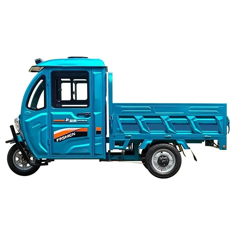 Electric Cargo Tricycle Heavy Duty Delivery Three Wheeler 800kg Load 72v Battery Powered Farm Ranch Livestock Feed Trike view 6