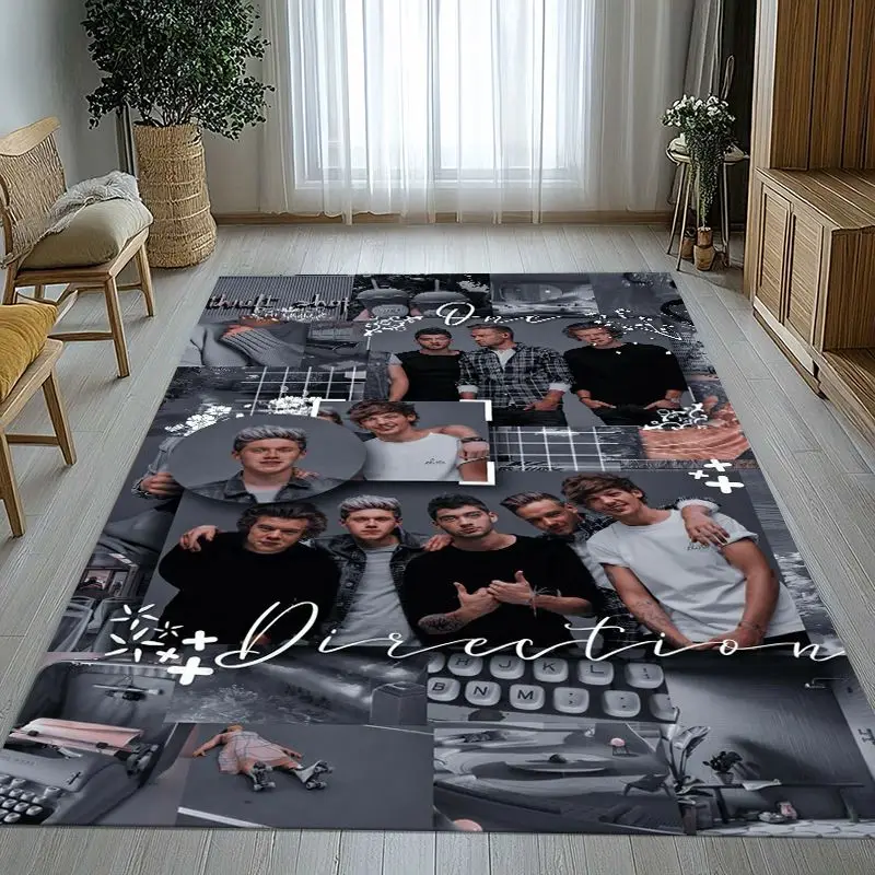Fashion One D-Direction Boy Band Area Rug,Soft Non-Slip Carpet Mat for Living Room Bedroom Playroom,Sofa Floor Rug,Home Decor