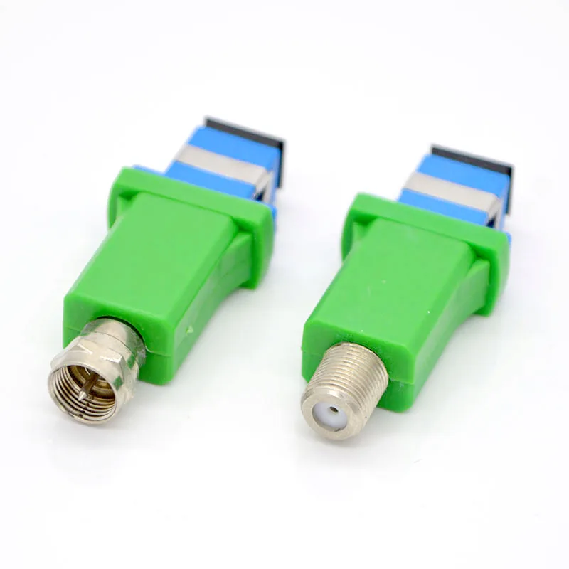 50pcs FTTH Passive Optical Receiver CATV Opto-Signal Converter SC/PC/APC Connector Adapter Inch RF Male/Female Output Wholesale