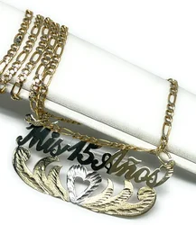 Zciti Personalized Name Cursive Love Necklace Nameplate 18k Gold Stainless Steel Jewelry Jewelry For Him Christmas Gift