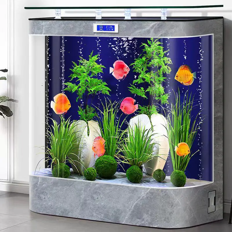 Integrated One-piece Aquariu Floor-mounted Smart Reception Desks Large-scale Water-saving Model Ffice Furniture Военное ДелоLJ40