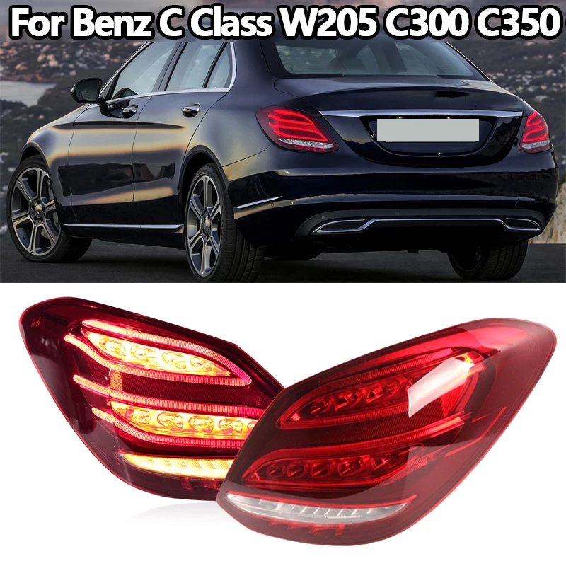 

For Mercedes-Benz C Class W205 C300 C350 C180L C200L 2014-2018 Brake Reverse Lamp Turn Signal Light Tail Light Car Accessories