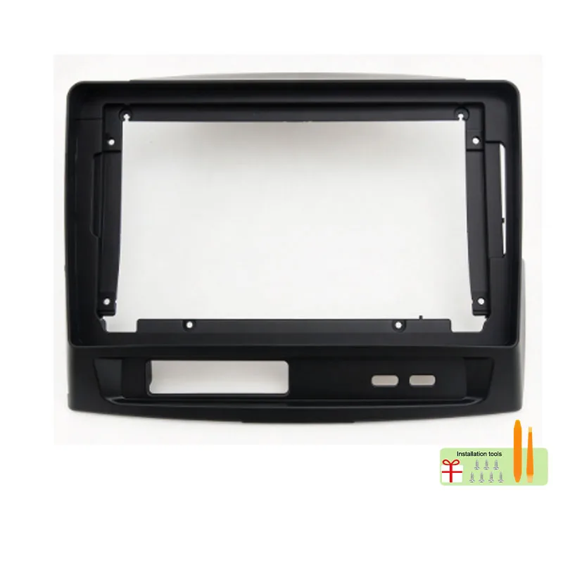 For Toyota Vios 2004 9 Inch Car Radio Fascia Frame Dashboard Mounting Panel Trim Black Silver Options