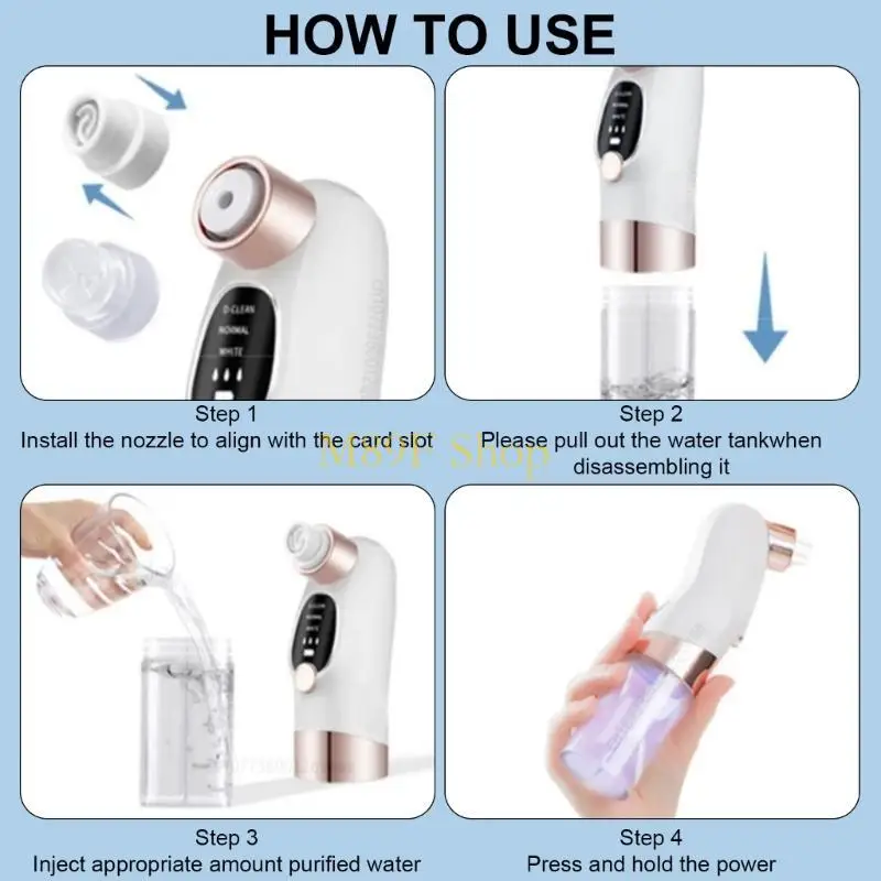 M89F Blackheads Removedor Faciais poros Pores mais limpos vácuo