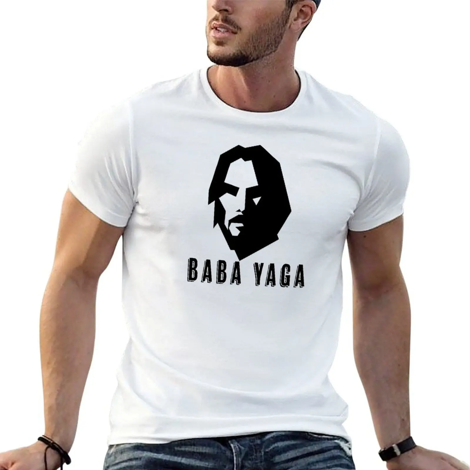 

man man BABA t shirt cotton YAGA - T-Shirt shirt t graphic JOHN pack WICK t shirt for