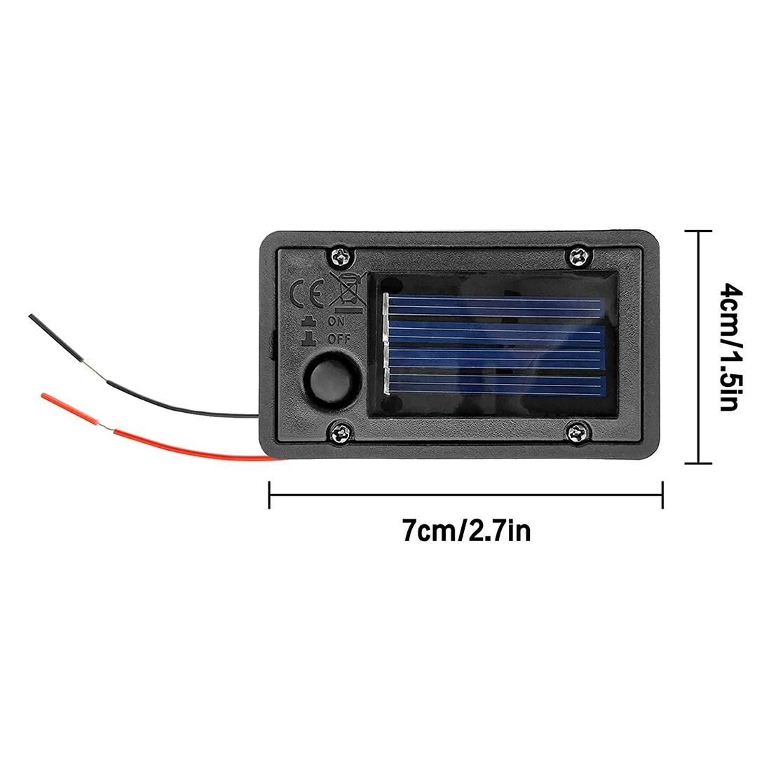 2Pcs Battery Box, Solar Lantern Light Replacement Parts Top for Outdoor Hanging Lanterns Container Home Solar Lamp