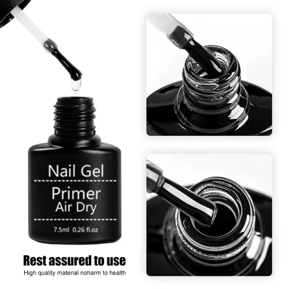 3pcs Multifunctional Nail Art Nail Top Coat Base Coat for Nails UV Gel Polish Soak Off Varnishes Kit No-acid Primer Manicure Set