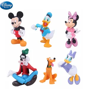 Figuras de ação PVC Mickey Mouse Clubhouse Set para meninas, Duck Dolls, brinquedo, 7-9 cm, 6 pcs por lote 10 principais vendas bonecos turma do mickey - №9