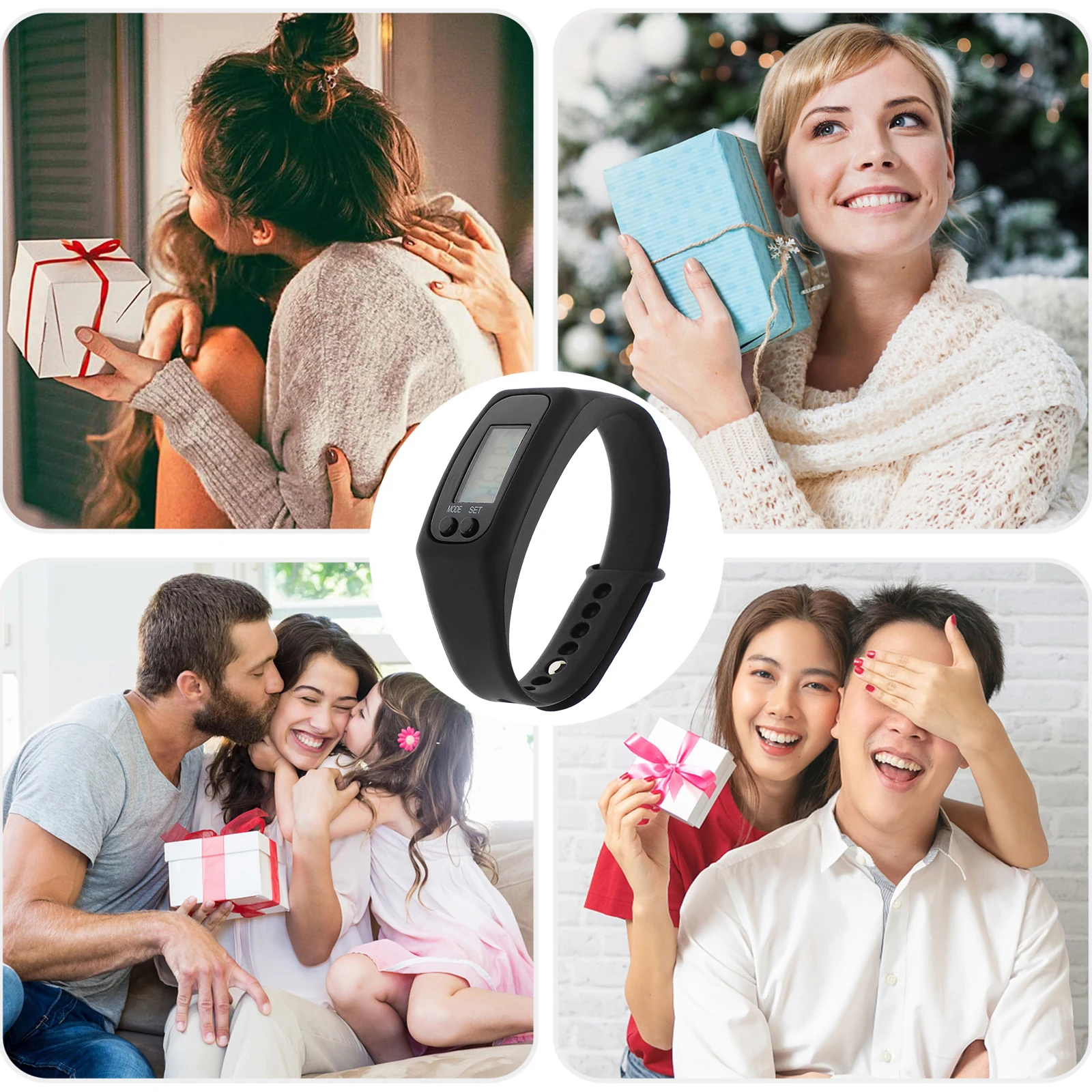 

Smart Bracelet Lcd Pedometer Step Counter Waterproof Tracker For Outdoor Sports Exercise Walking Distance