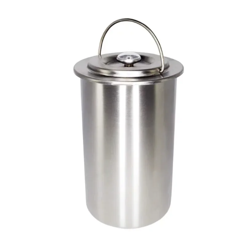 Stainless Steel Meat Cooking Bucket, with Its Own Temperature Monitor, Meat Steaming Pot Pot Pot Meat Steaming Tool
