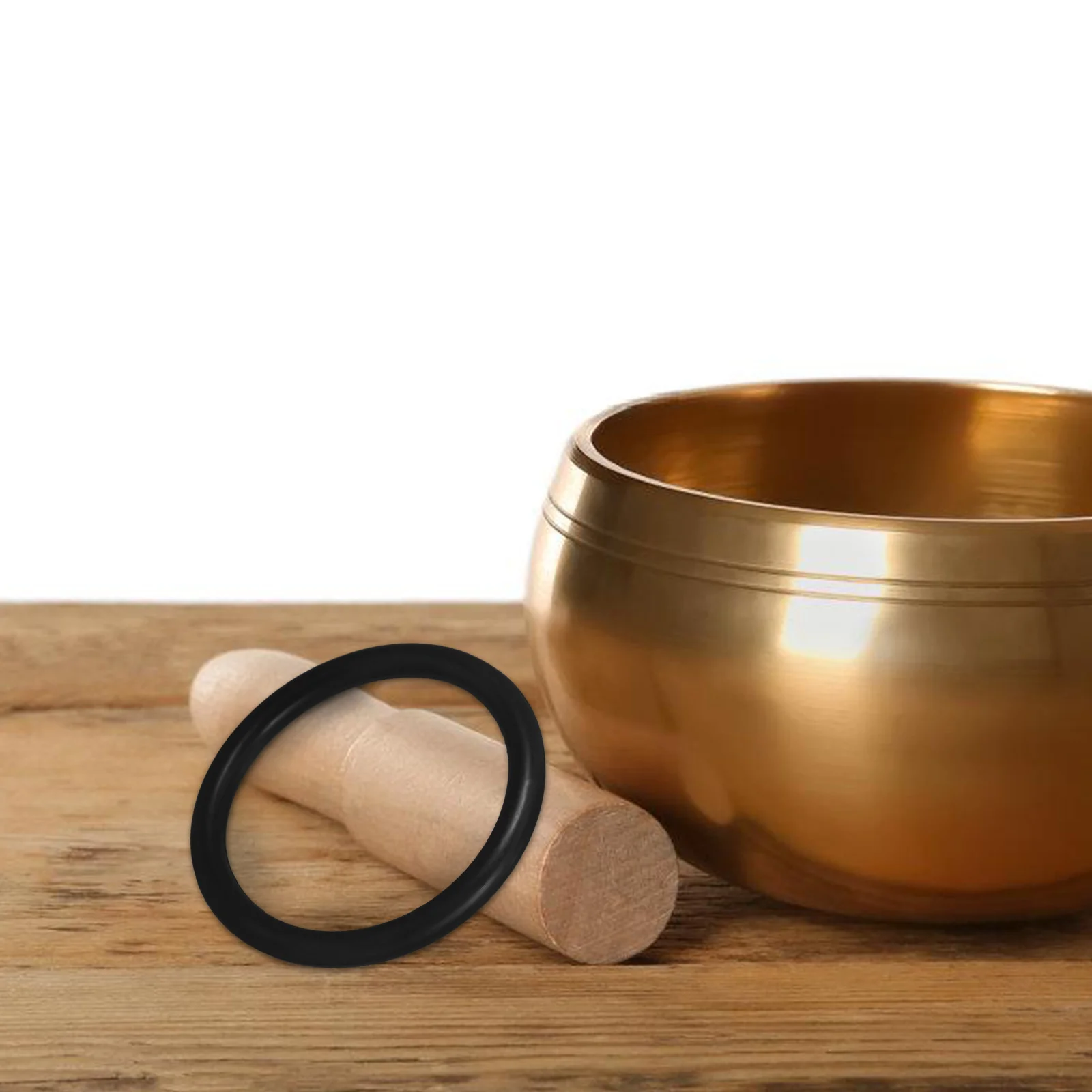 

10Pcs Rubber Ring for Singing Bowl Sound Bowl Gasket Non-Slip Pad Instrument Cushion Vibration Control Base Insert