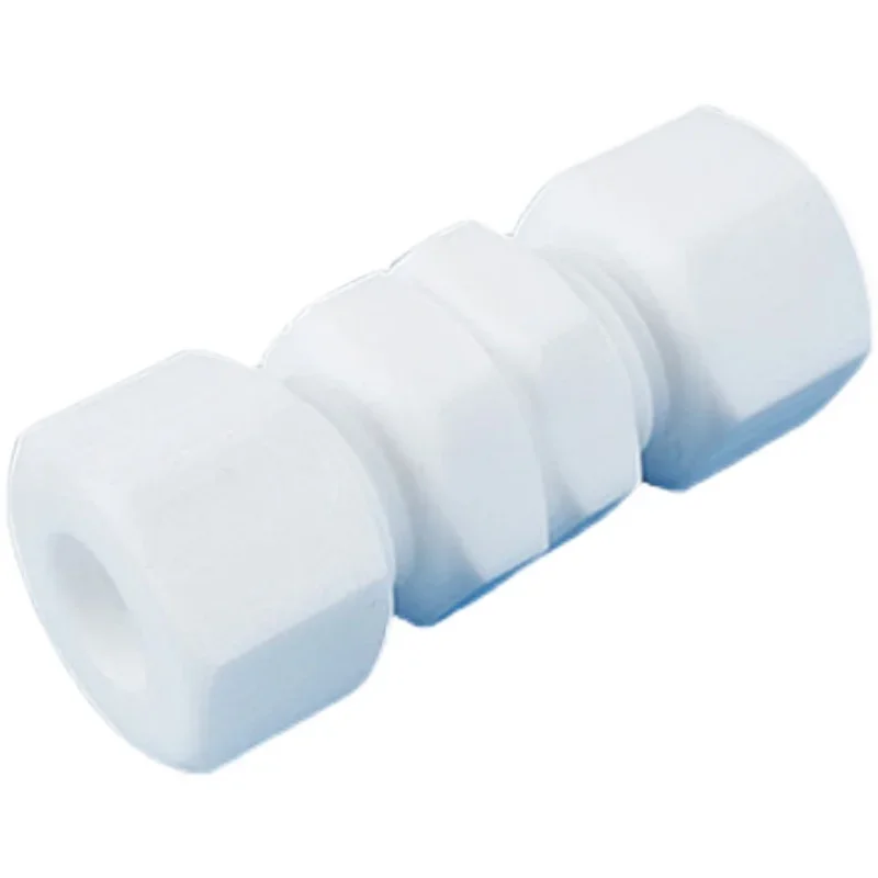 

Bulkhead 1 2 3 4 6 8 10-35mm Tube OD PTFE Compression Union Connector Coupler Fitting Anti-corrosion High Temperature Resistance