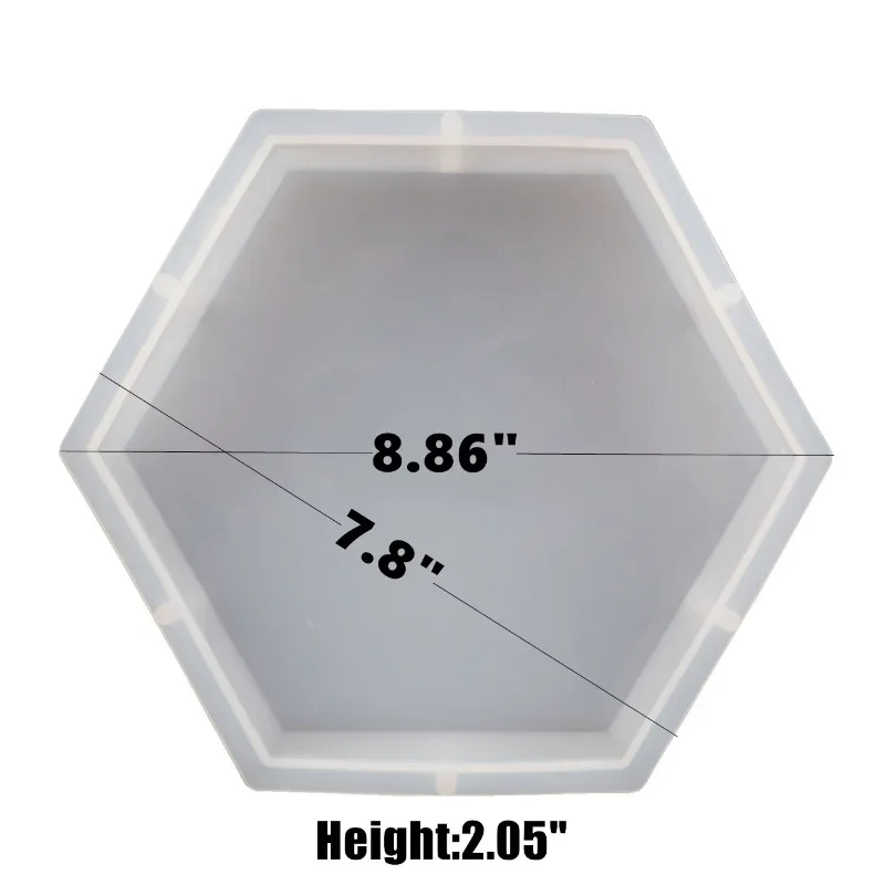 DIY Crystal Epoxy Resin Mold Geometry Polygon Specimen Mold Desktop Jewelry Table Silicone Mold