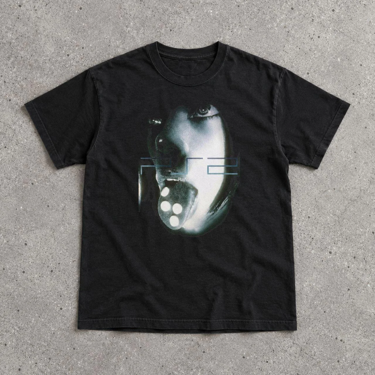 T-shirts featuring trendy prints, gothic style, Y2K Harajuku style, retro millennial-era fashion T-shirts, loose fit, unisex